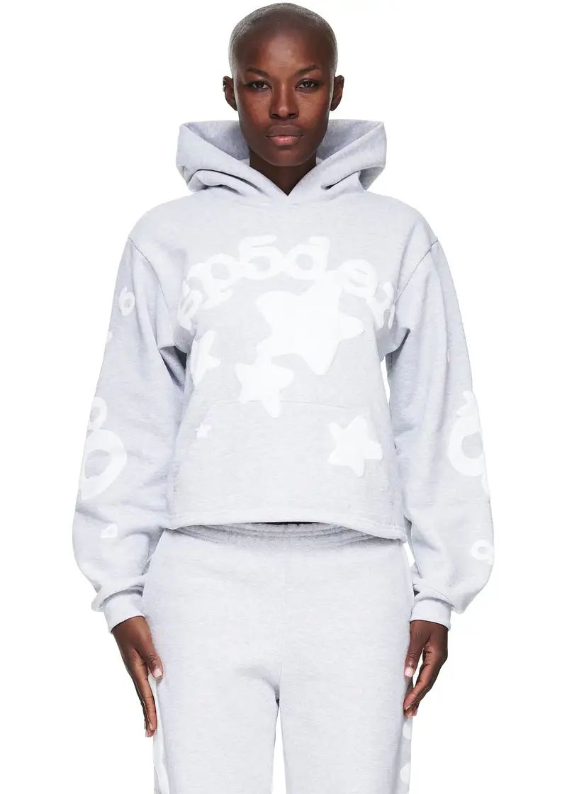 Sp5der Beluga Tracksuit Heather Grey