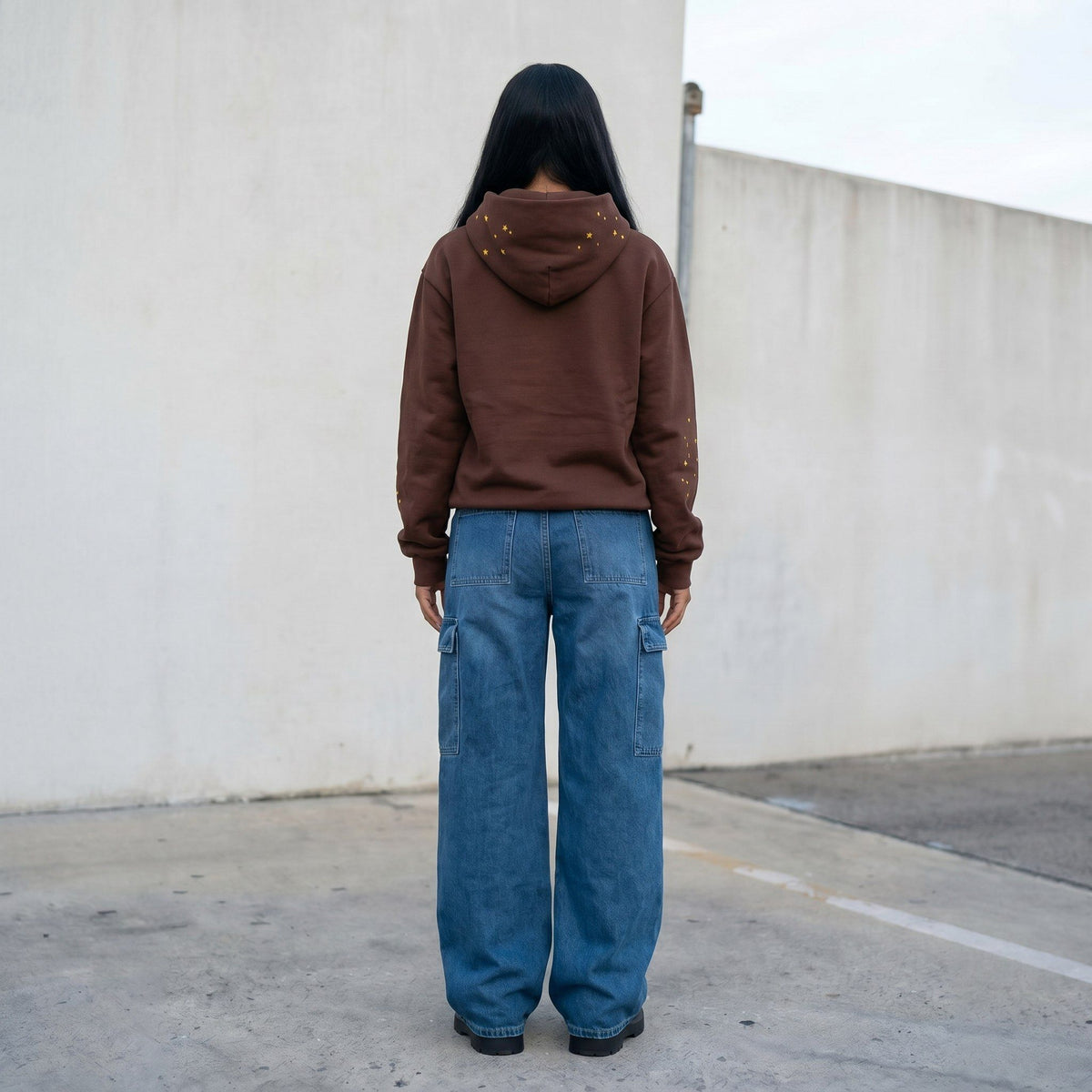 Sp5der Web Hoodie Brown