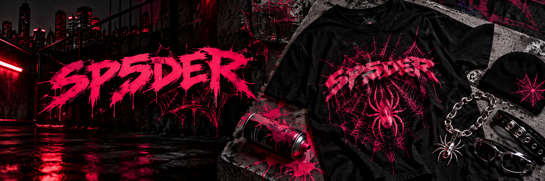 SP5DER graphic t-shirt streetwear hero