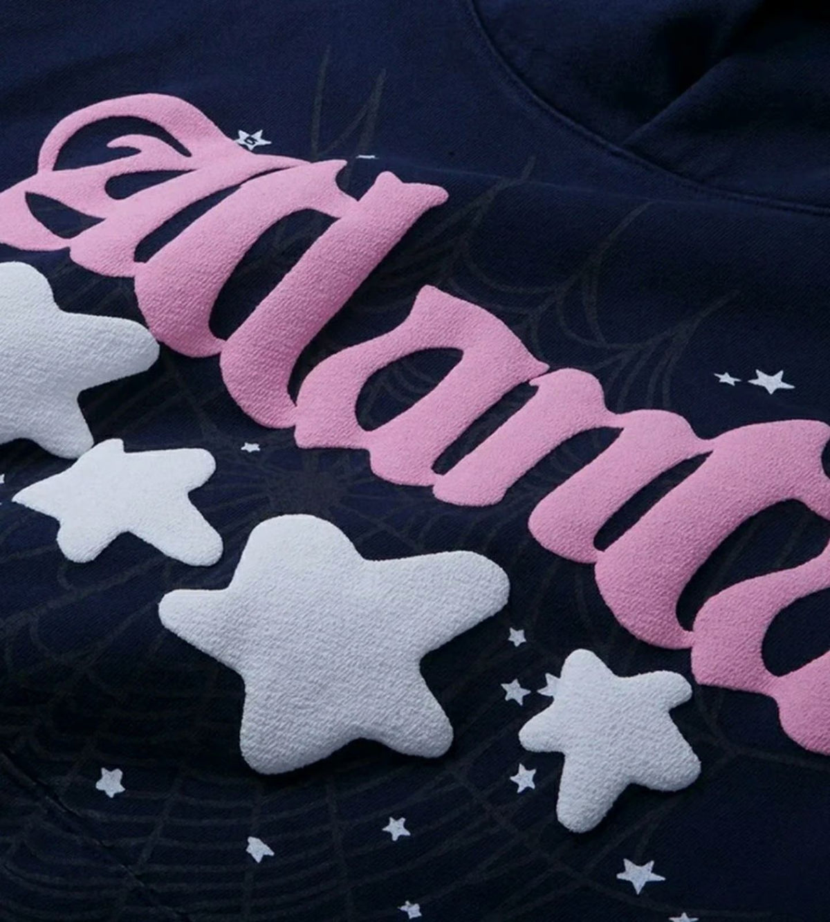 Sp5der Atlanta Hoodie Navy