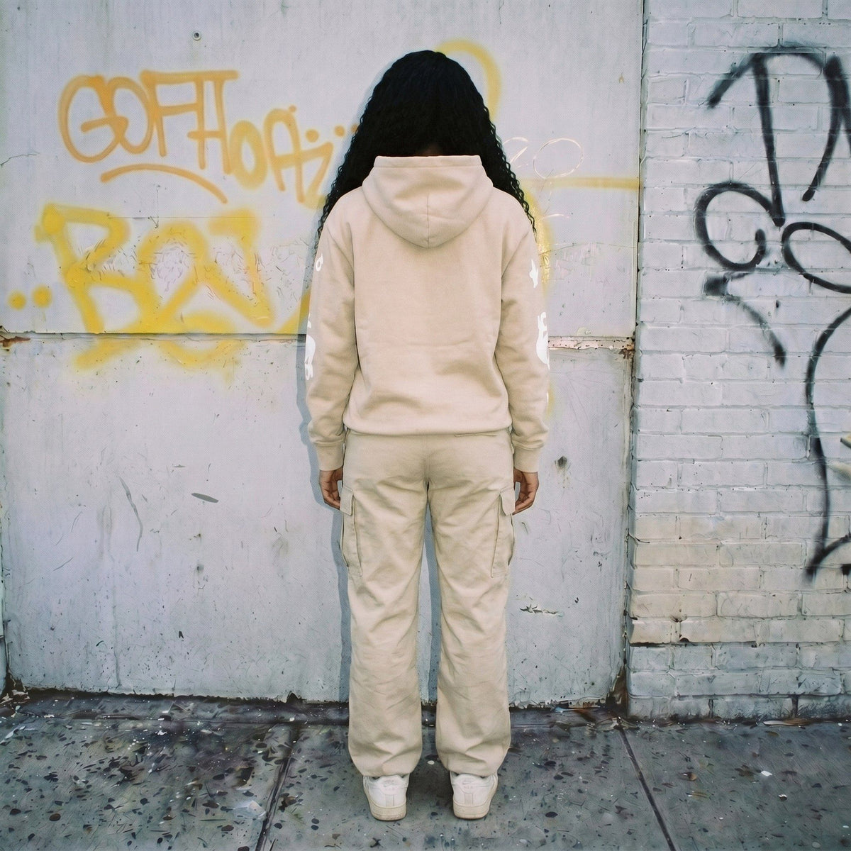 Sp5der Beluga Hoodie Light Brown