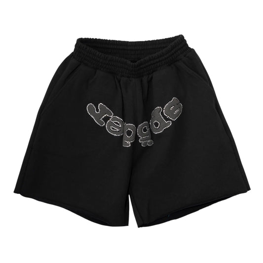 Sp5der OG Web V2 Rhinestone Sweatshorts
