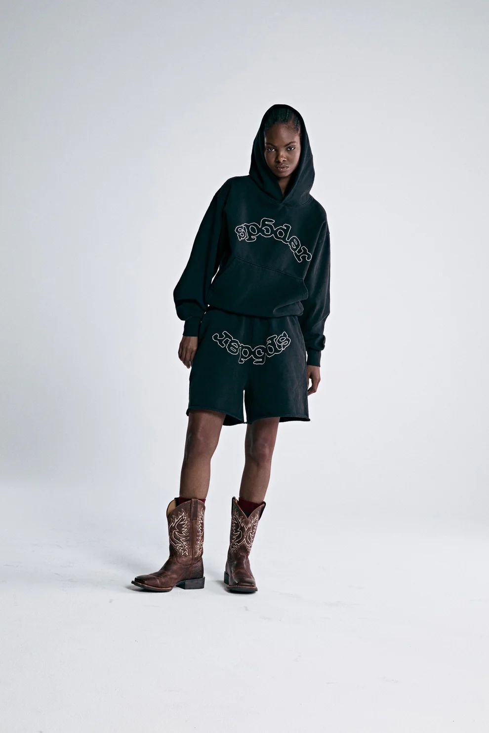 SP5DER OG LOGO HOODIE BLACK