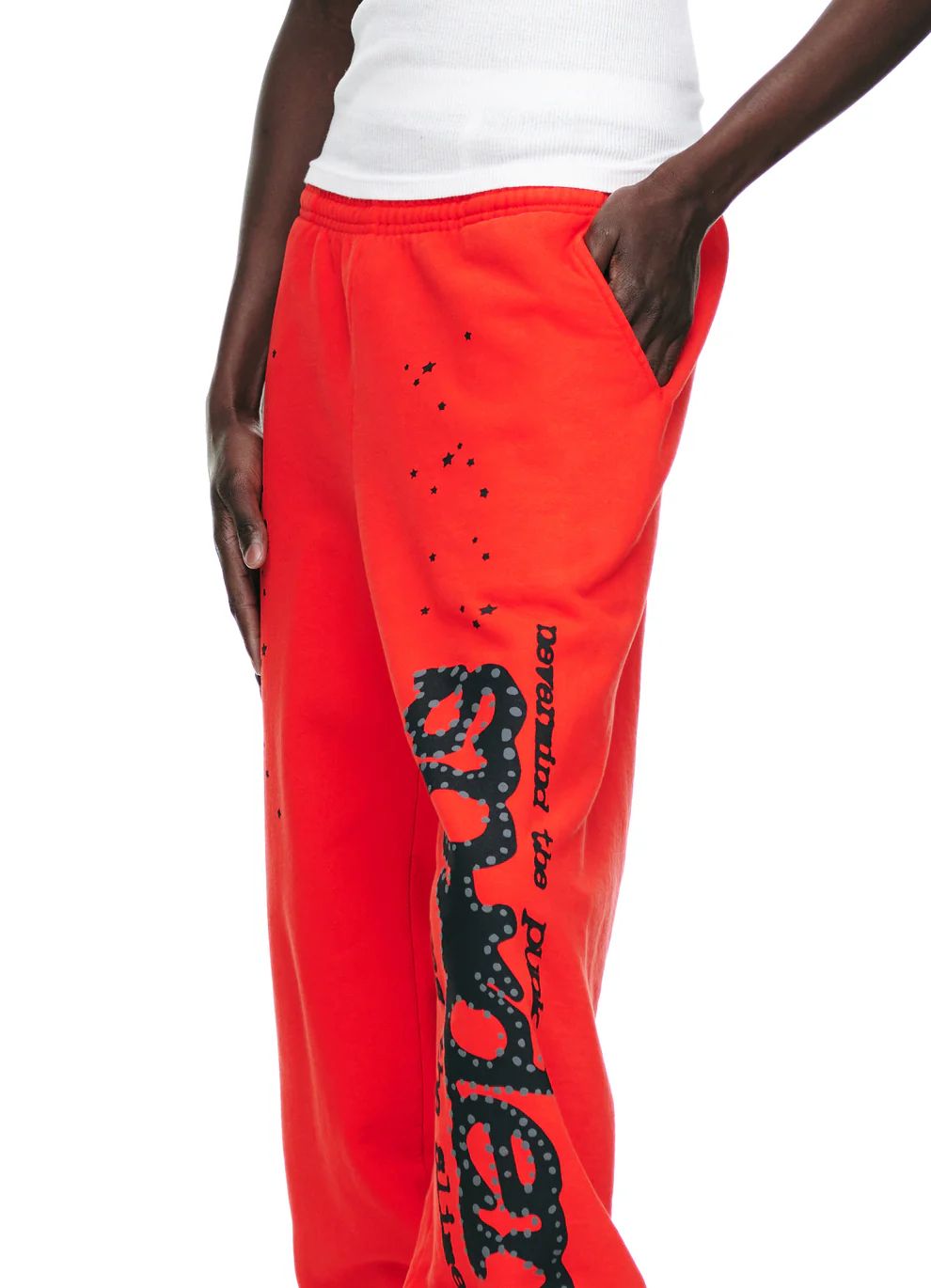 Sp5der P*NK V2 Sweatpant Red