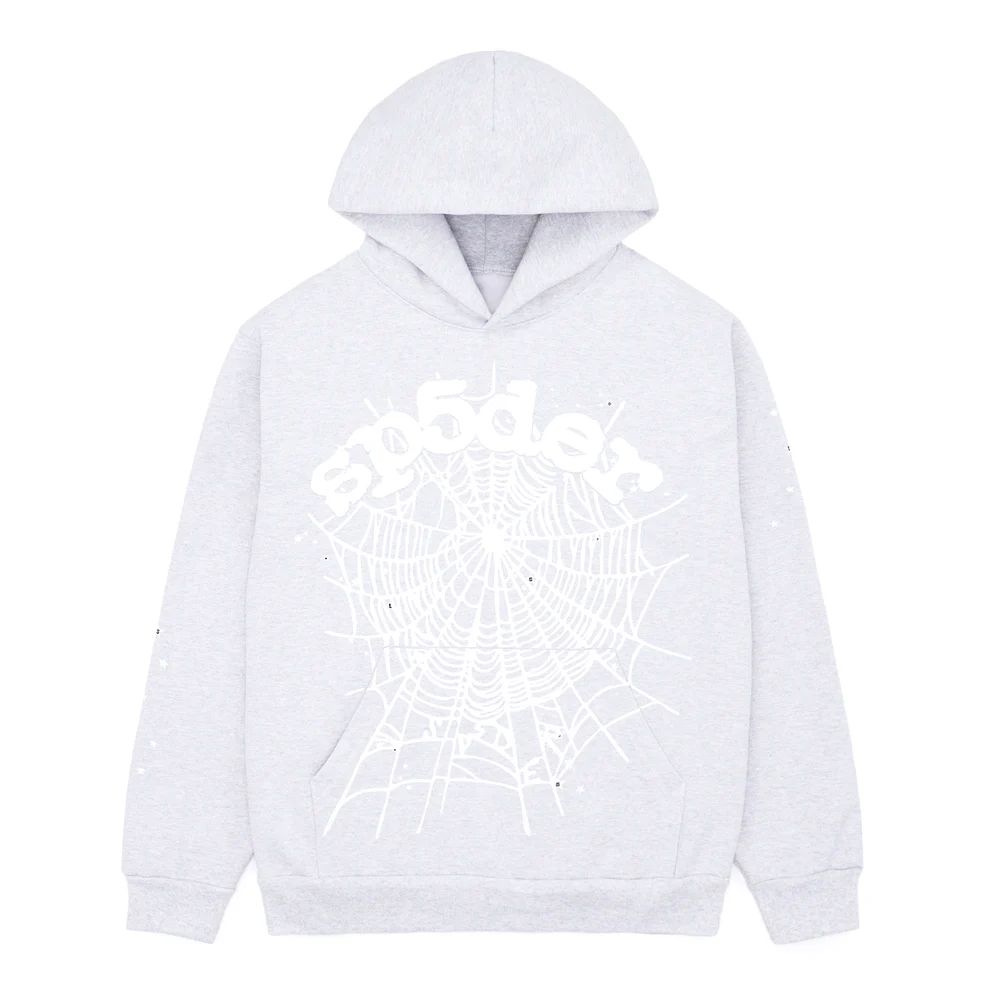 Sp5der OG Web Tracksuit Heather Grey