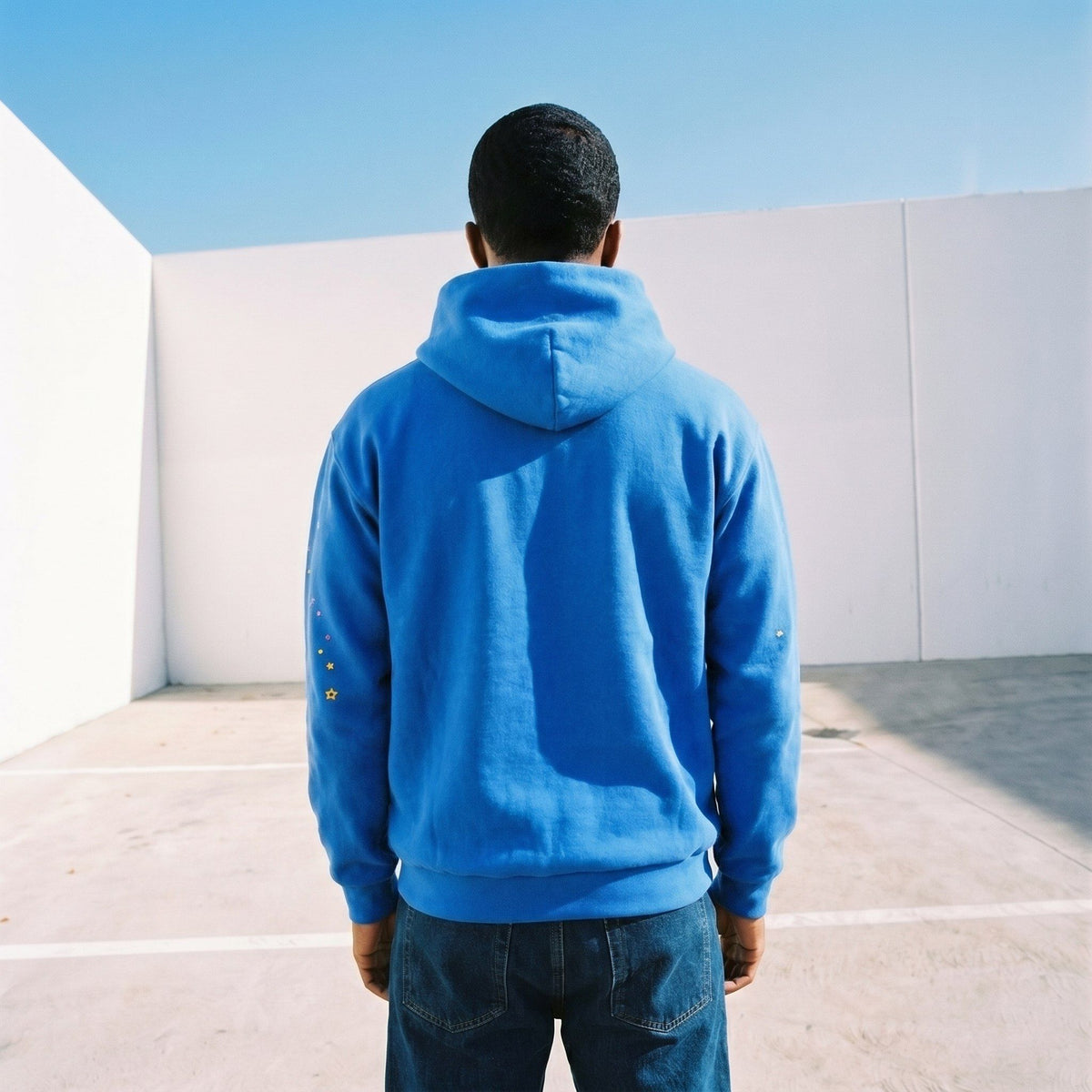 Sp5der TC Hoodie Blue