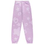 Sp5der Star Pattern Sweatpants Purple