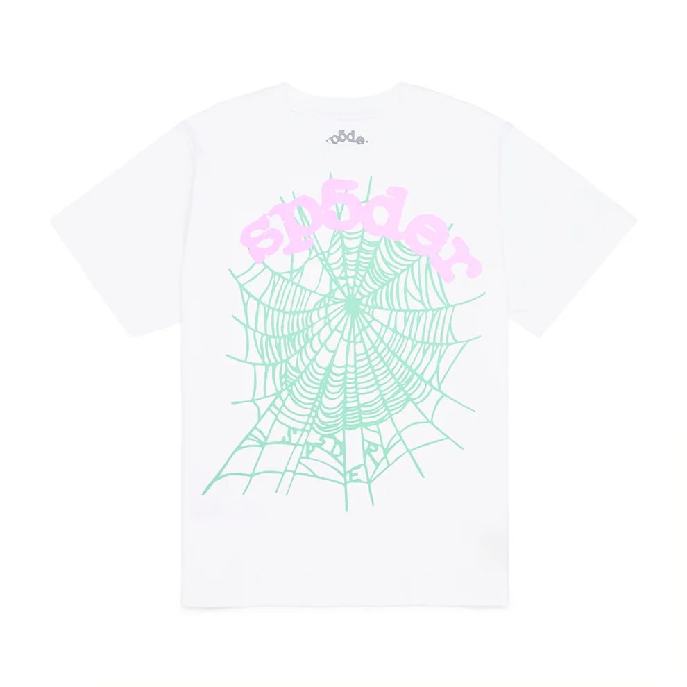 Sp5der OG Web Tee White