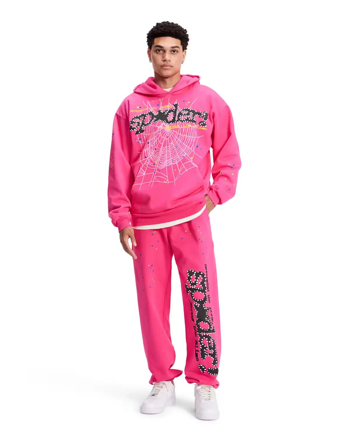 Sp5der P*NK V2 Sweatpant Pink