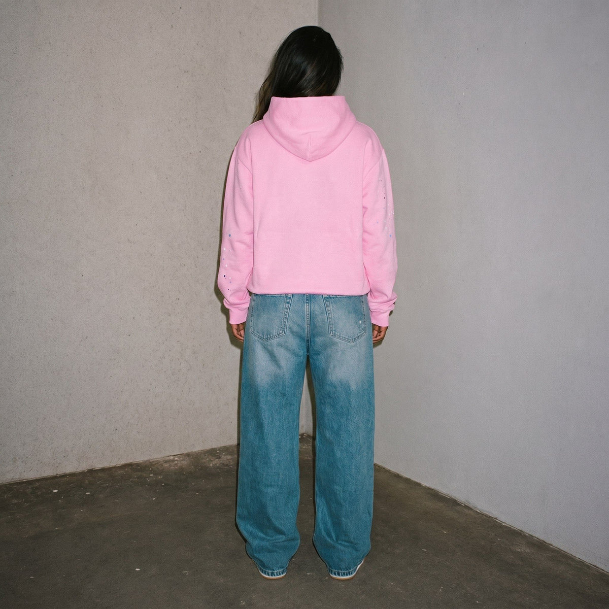 Sp5der OG Web Hoodie Pink