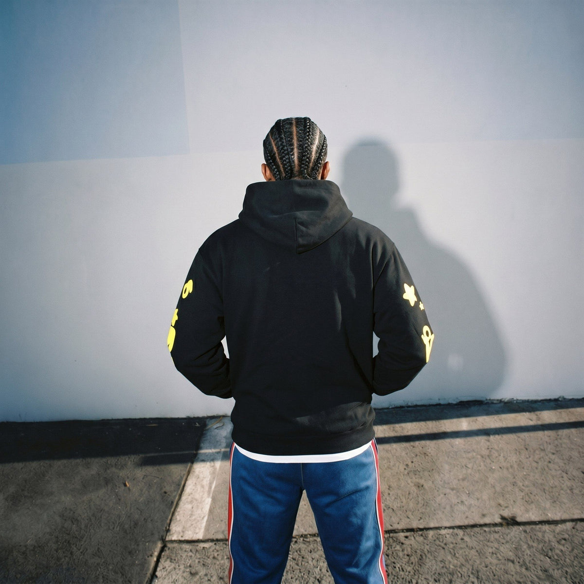 Sp5der Beluga Hoodie Onyx/Yellow