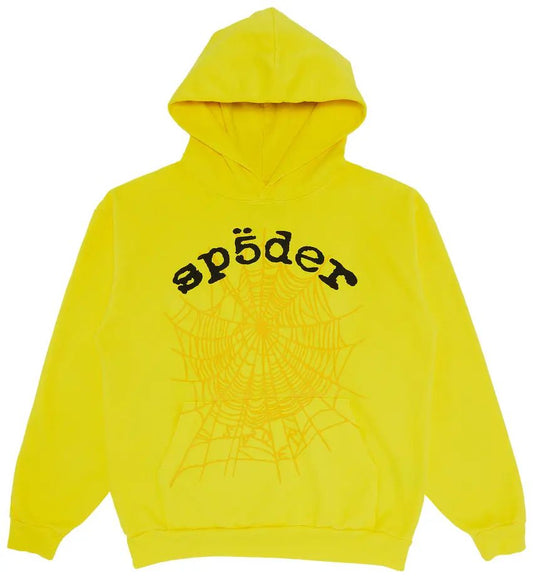 Sp5der Legacy Hoodie Yellow