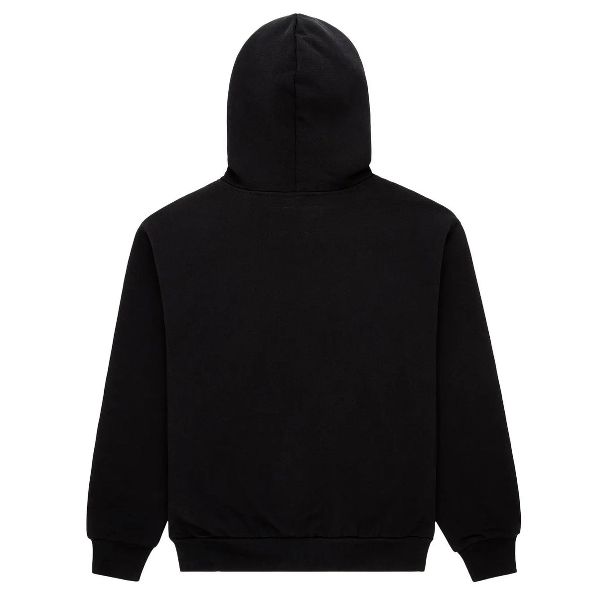 Sp5der Flame Web Graphic Hoodie Black Orange