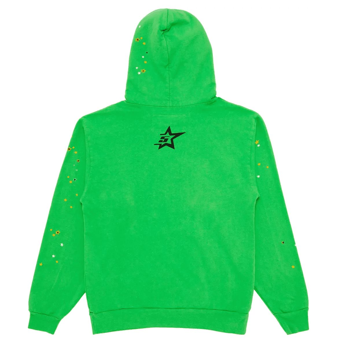 Sp5der Web Graphic Hoodie Green