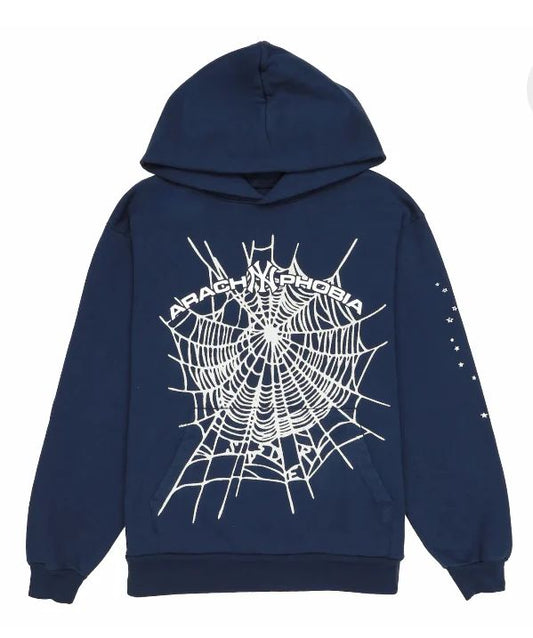 Sp5der Arachnophobia Hoodie Navy
