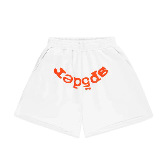Sp5der OG Web V2 Sweatshort White
