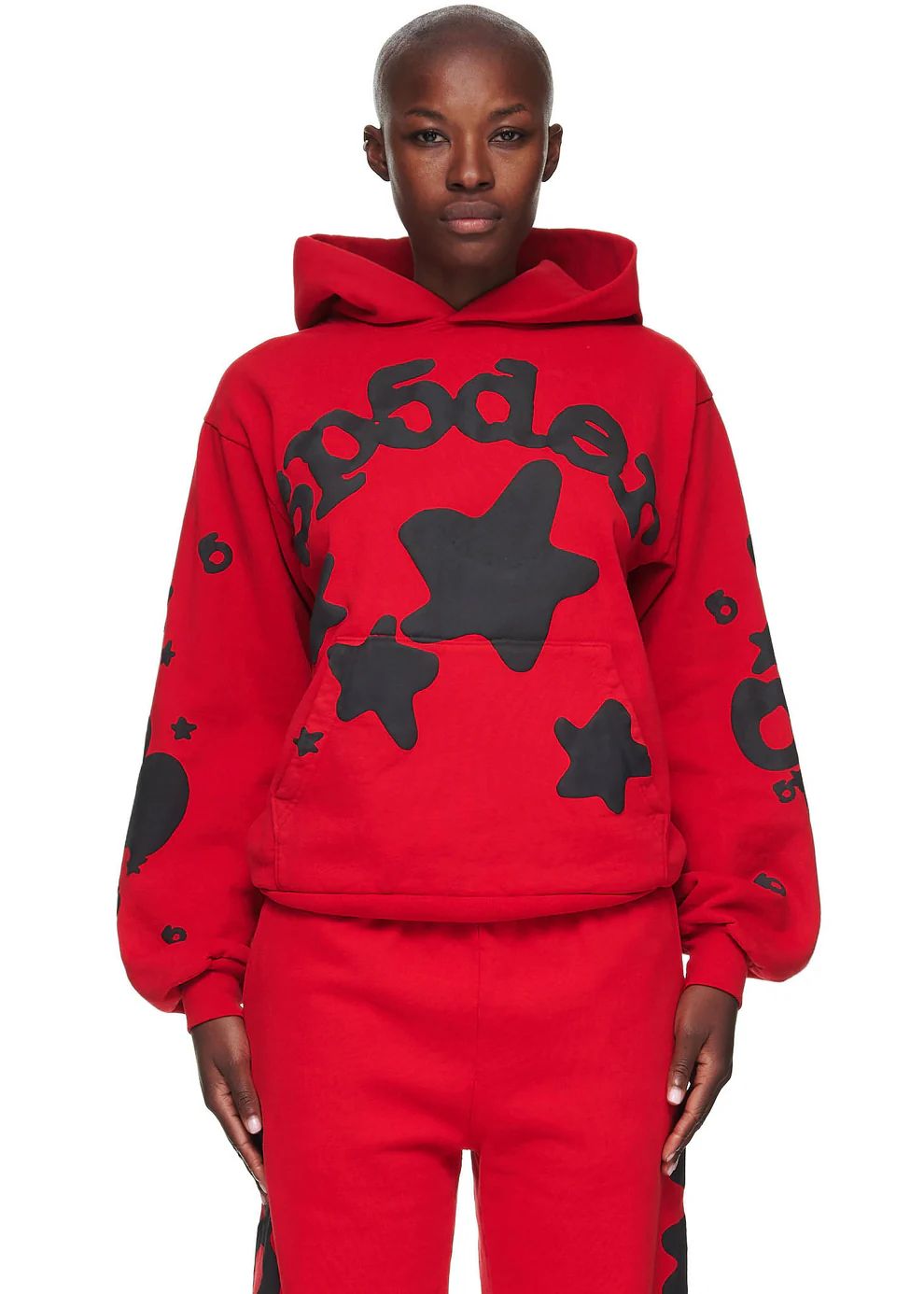 Sp5der Beluga Hoodie Red