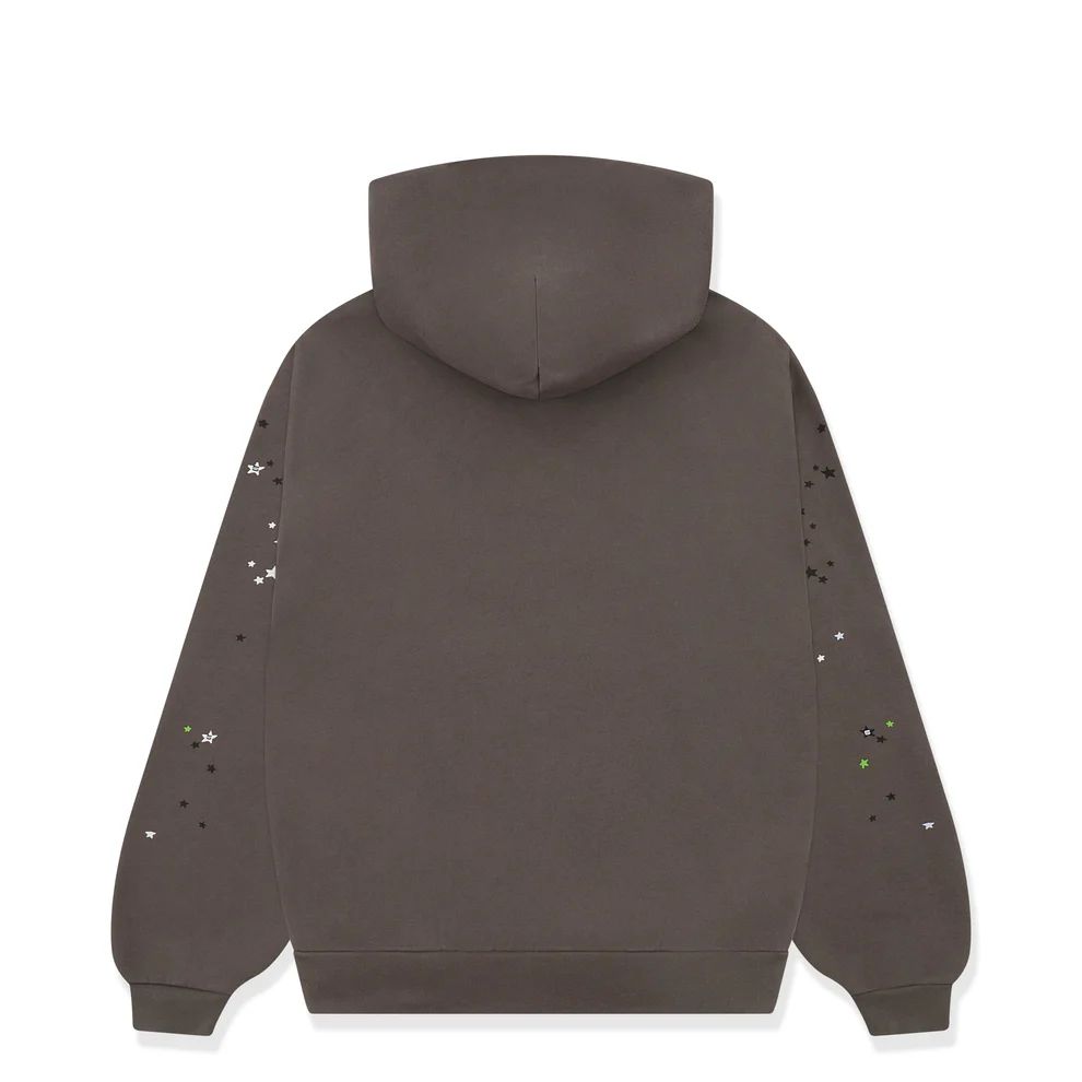 Sp5der Punk V2 Hoodie Slate Grey