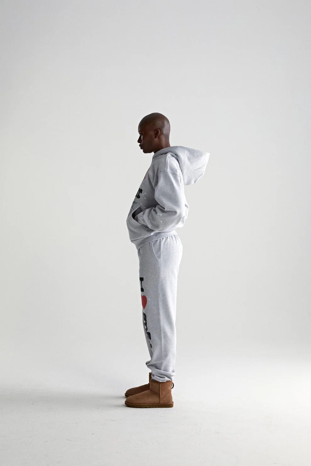 Sp5der Souvenir Hoodie Heather Grey