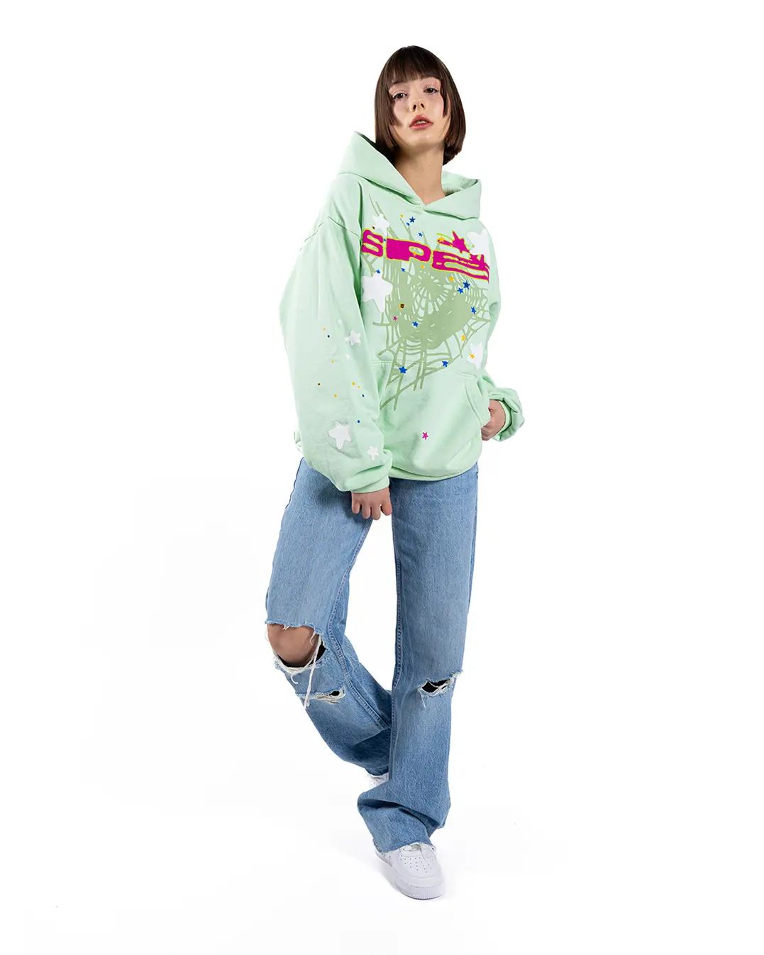 Sp5der SP5 Tracksuit Mint