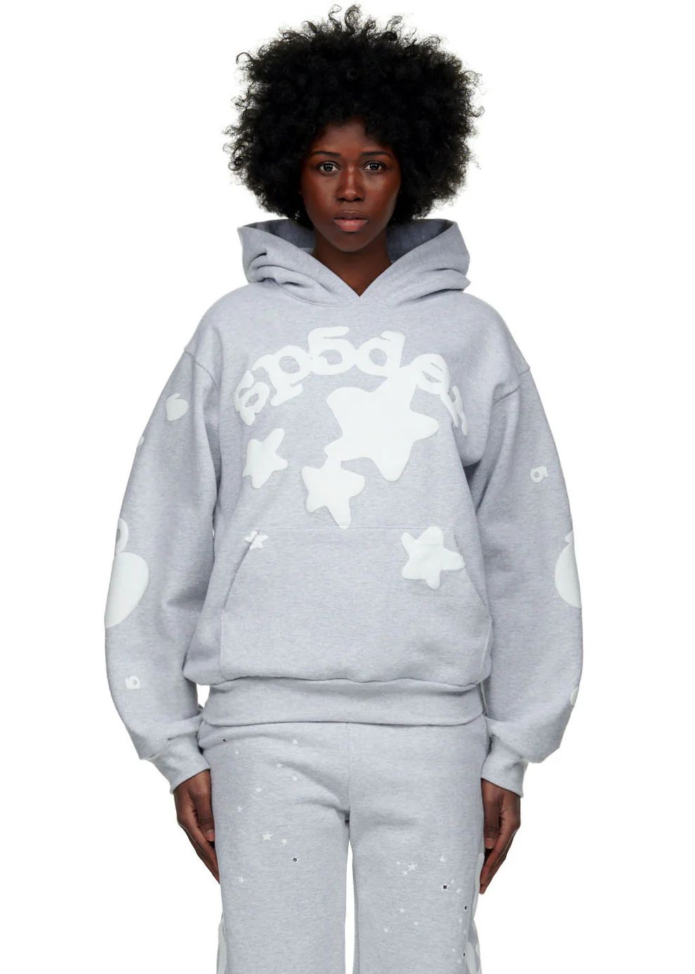 Sp5der Beluga Hoodie Heather Grey