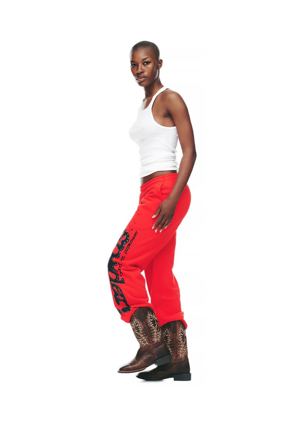 Sp5der P*NK V2 Sweatpant Red