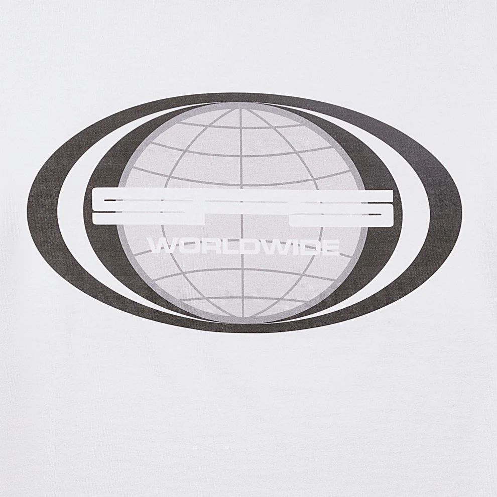 Sp5der Jumbo Globe Tee White