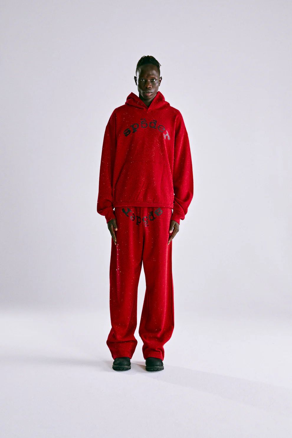 SP5DER VVS TRACKSUIT RED