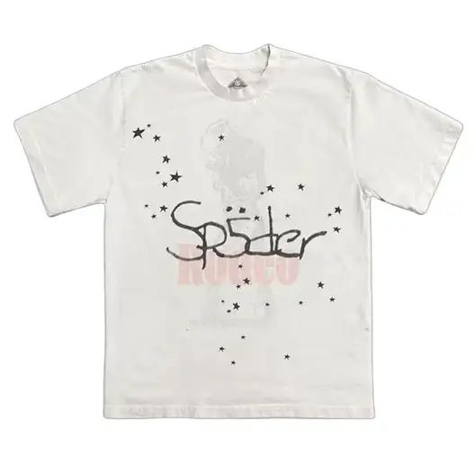 Travis Scott Cactus Jack x Sp5der “Days Before Rodeo II” T-Shirt White
