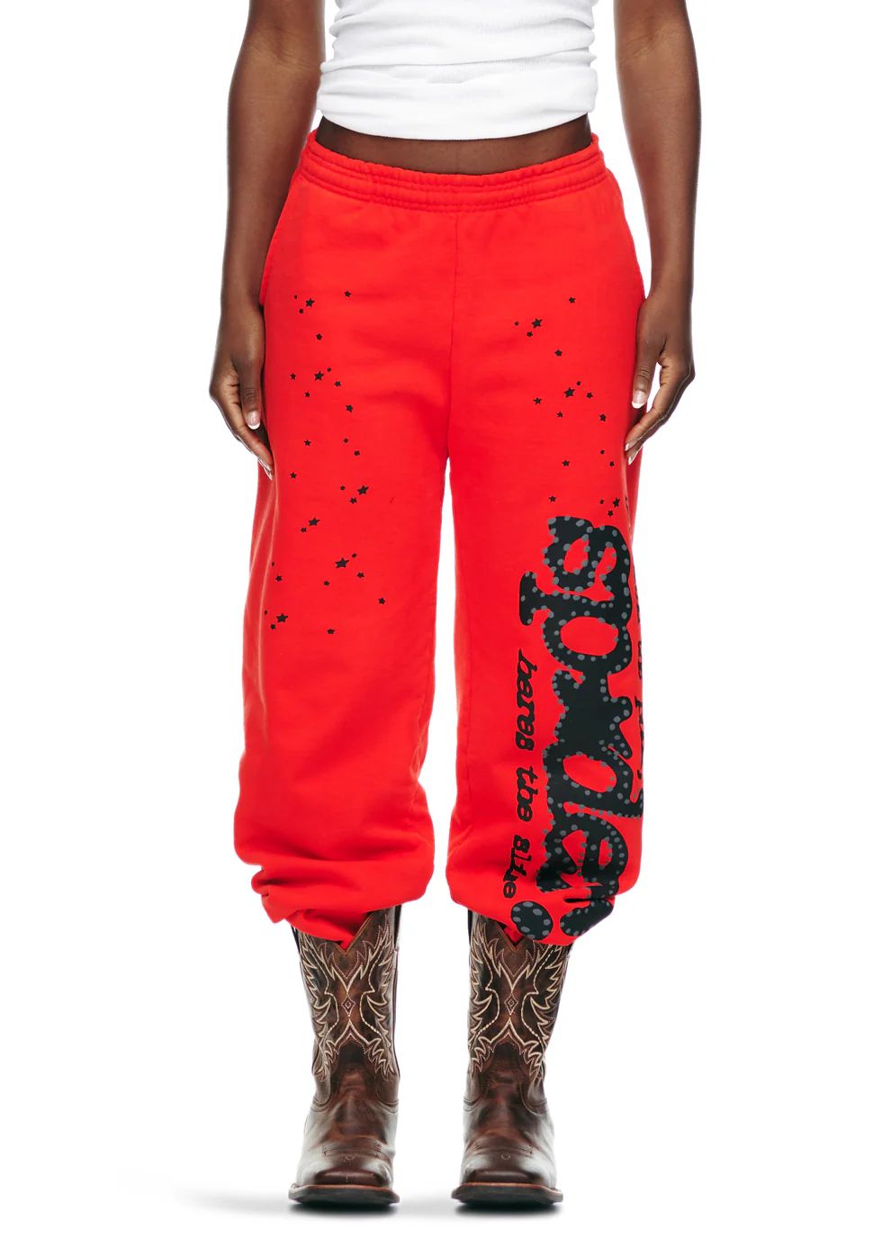 Sp5der P*NK V2 Sweatpant Red