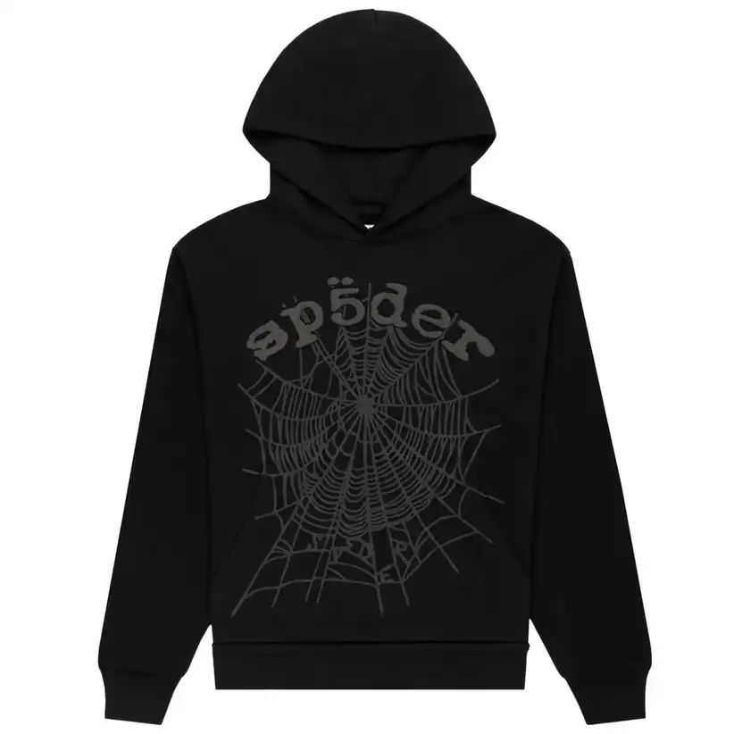 Sp5der OG Web V2 Phantom Hoodie – Black