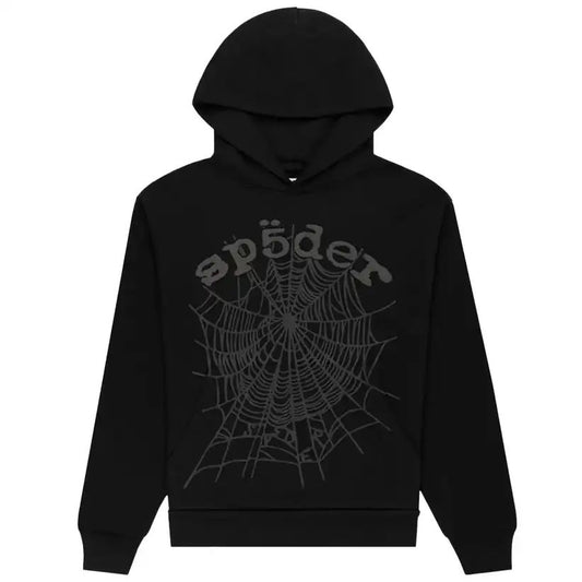 Sp5der OG Web V2 Phantom Hoodie – Black