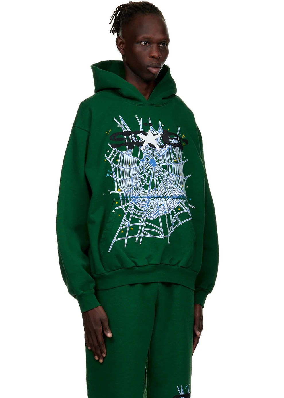 Sp5der Web Hoodie Hunter Green