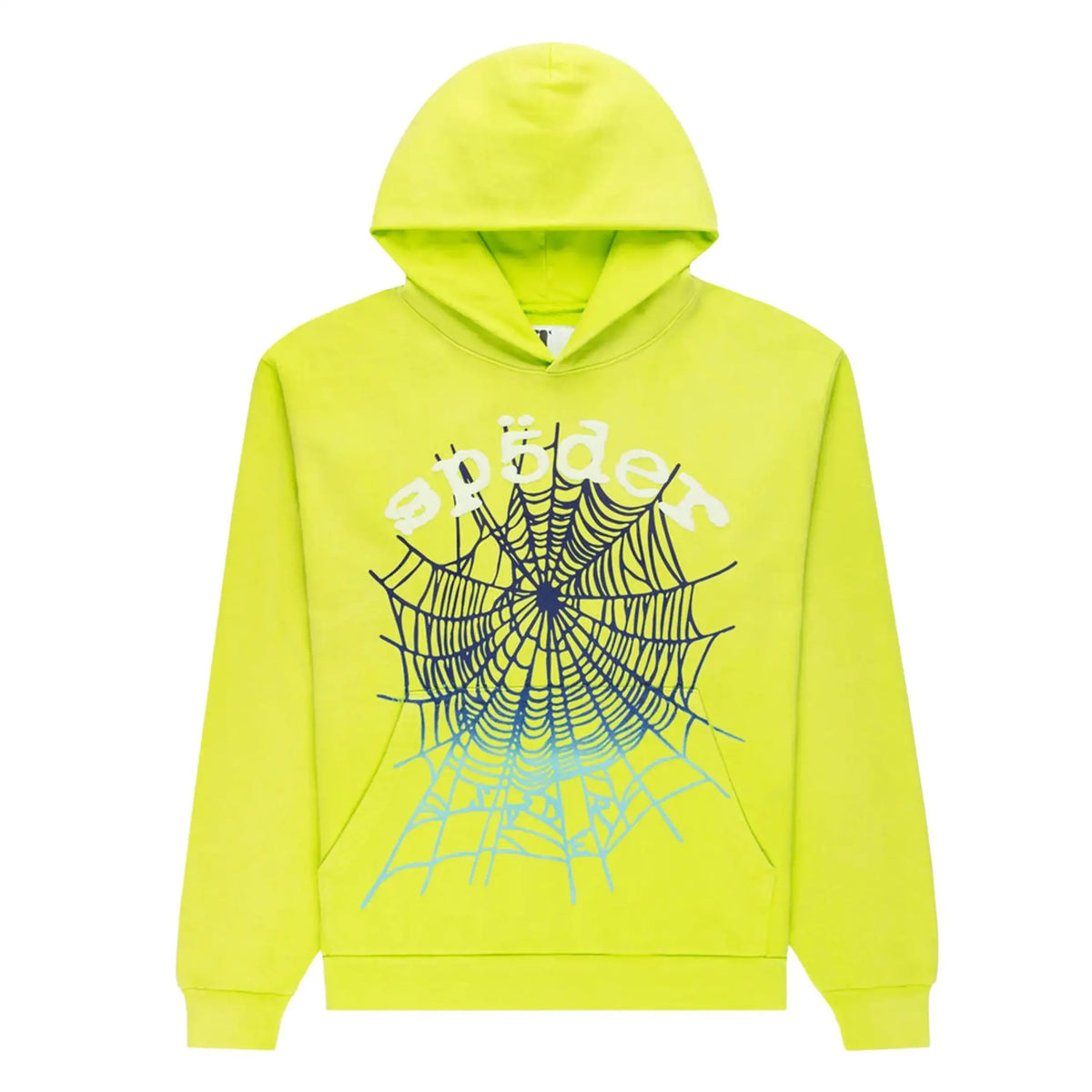 Sp5der Web Hoodie Fluorescent Green