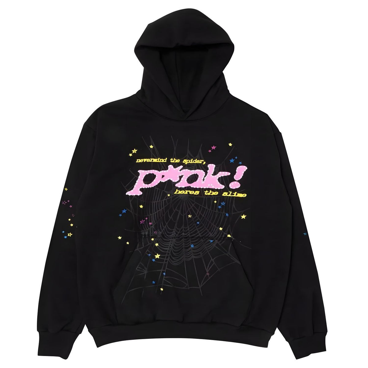 Sp5der P*nk Hoodie ‘Black’