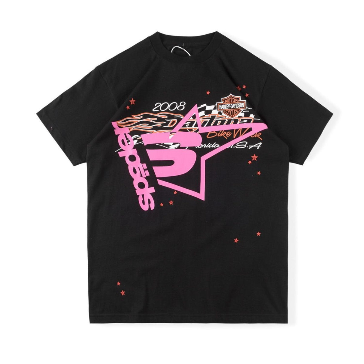 Sp5der Worldwide x Harley Davidson Vintage T-shirt