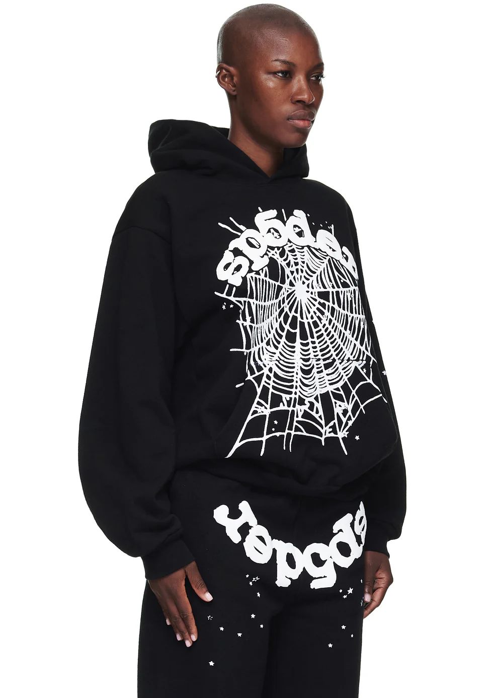 Sp5der OG Web Tracksuit Black