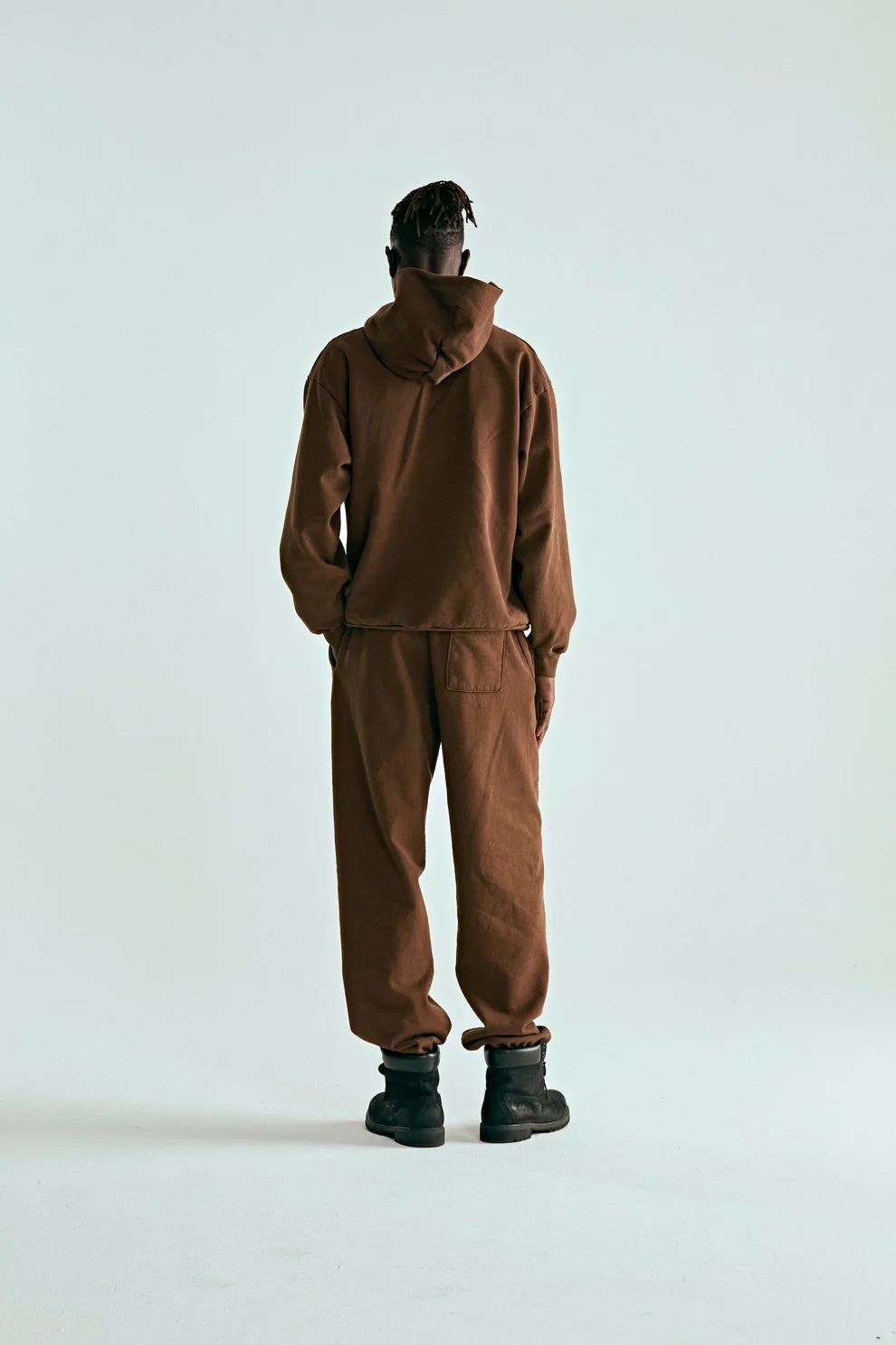 SP5DER OG WEB HOODIE BROWN