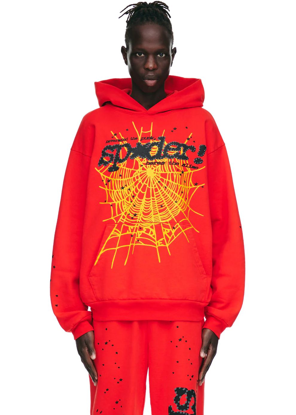 Sp5der P*NK V2 Hoodie Red