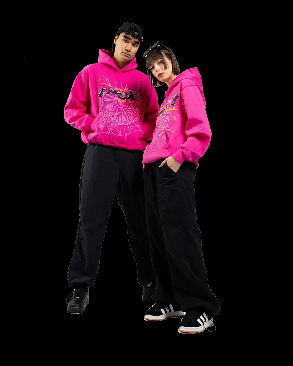 Sp5der P*NK Hoodie Pink