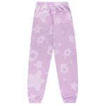 Sp5der Star Pattern Sweatpants Purple