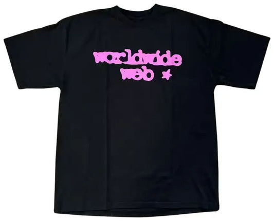 Sp5der Web Tee Black/Pink