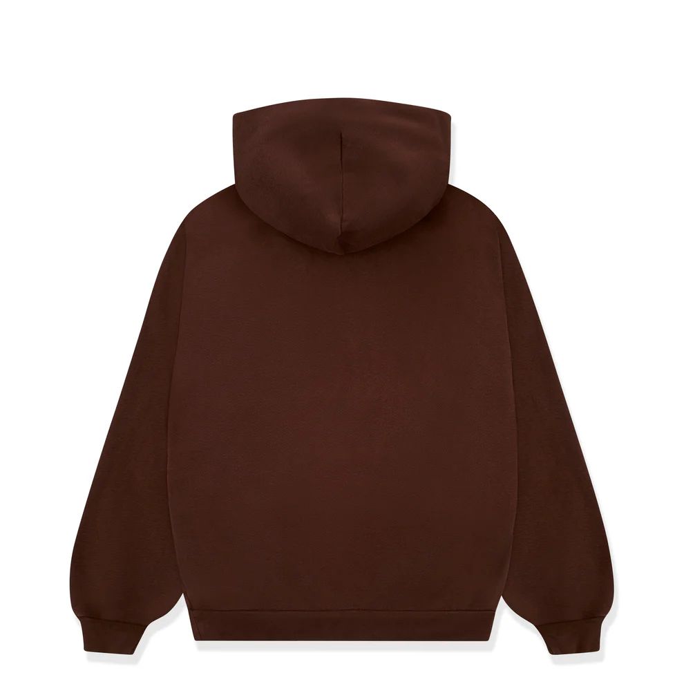 SP5DER OG WEB HOODIE BROWN