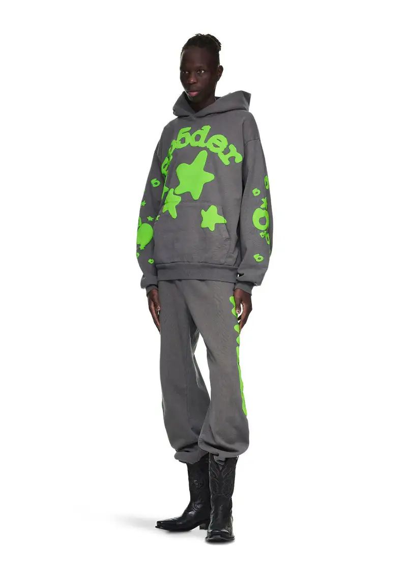 Sp5der Tracksuit Slate Grey
