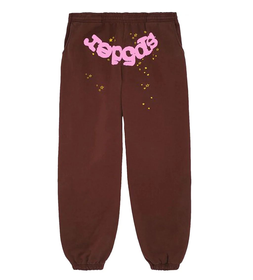 Sp5der Classic Sweatpant Brown