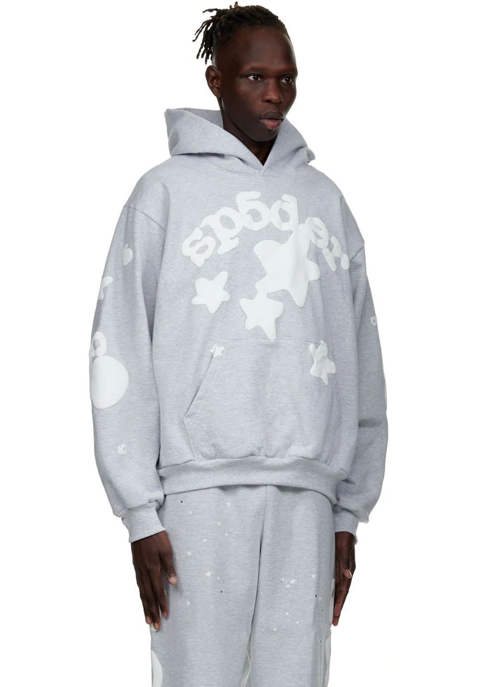 Sp5der Beluga Hoodie Heather Grey