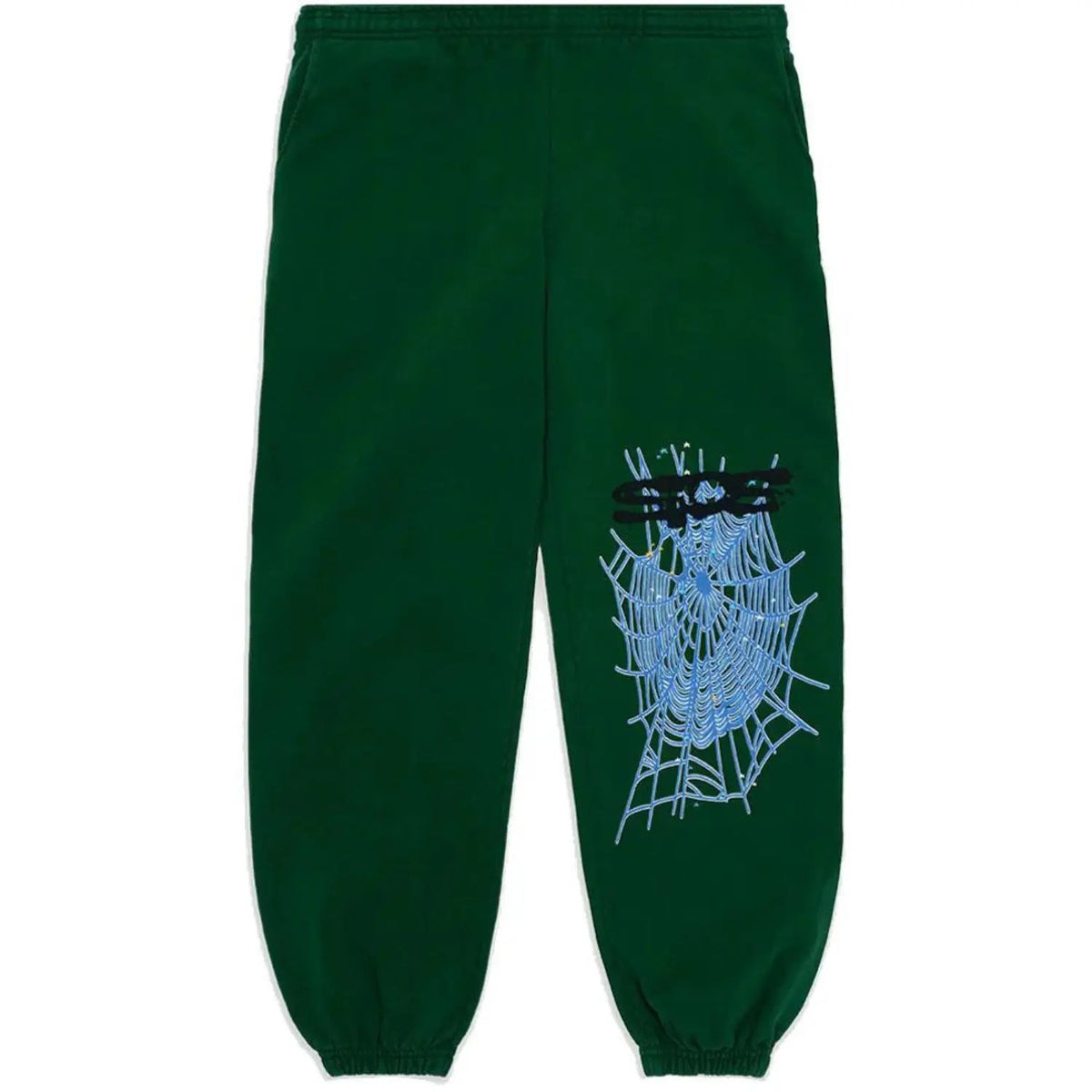 Sp5der Web Tracksuit Hunter Green