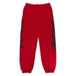 Sp5der Beluga Track Pants Red