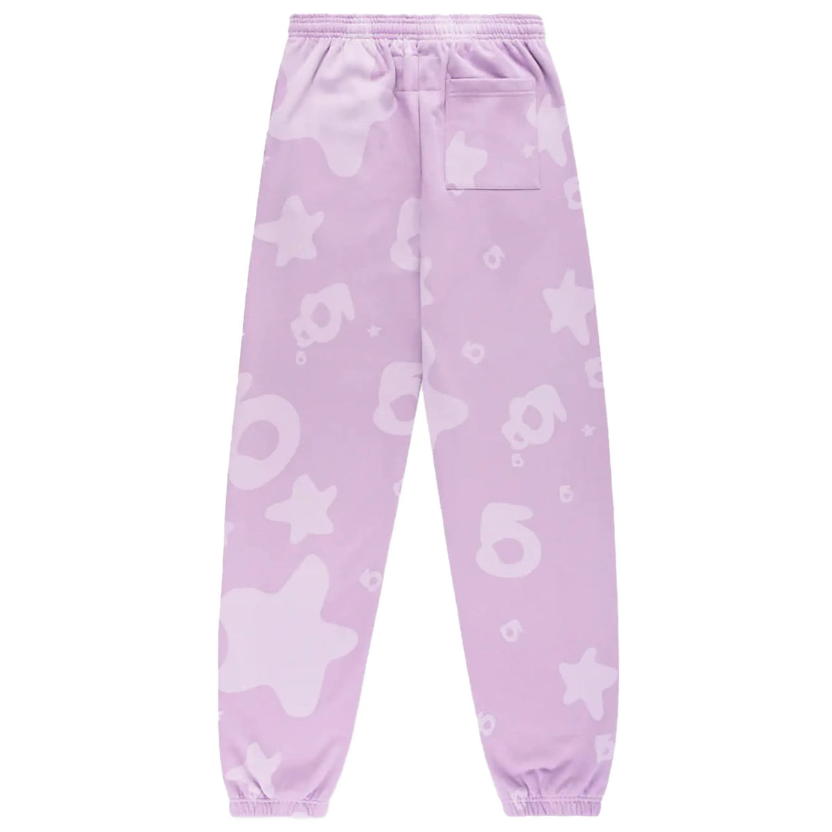 Sp5der Star Pattern Sweatpants Purple