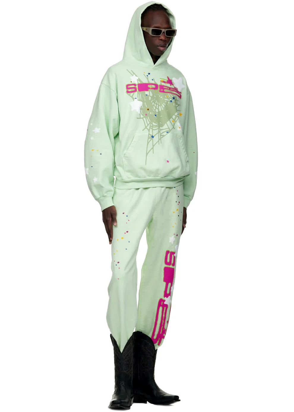 Sp5der SP5 Mint Sweatpants Mint